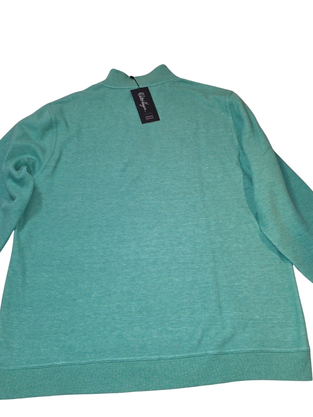 Walter Hagen Men's Teal Zip-Up Sweater
